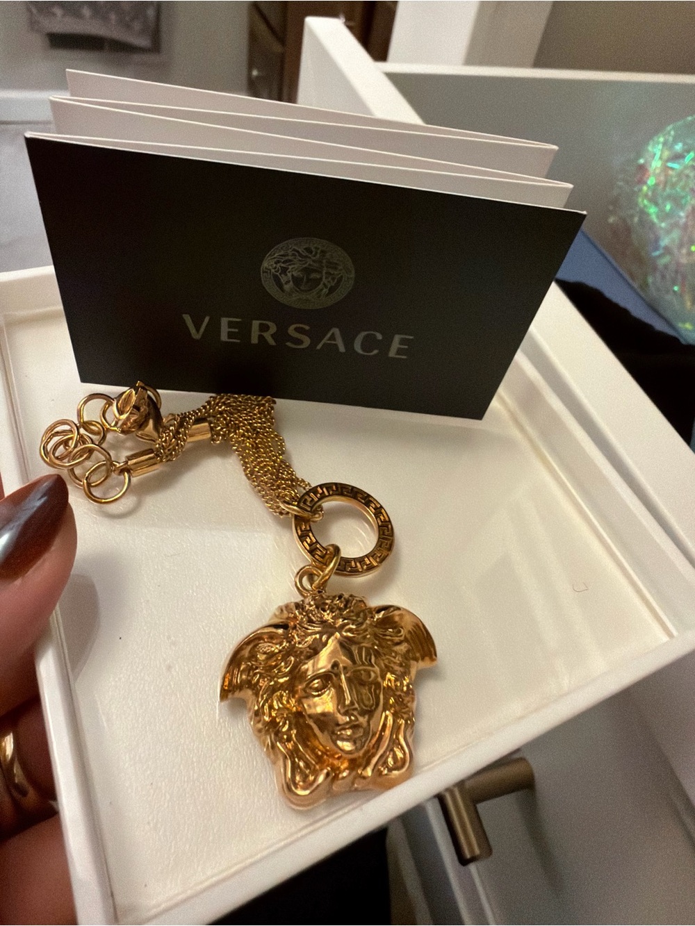 Versace la Greca Gold Medusa Charm Bracelet - Women's Jewelry